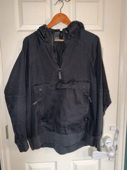 Nike SB Black Canvas Anorak Jacket Men’s XL - Picture 1 of 3